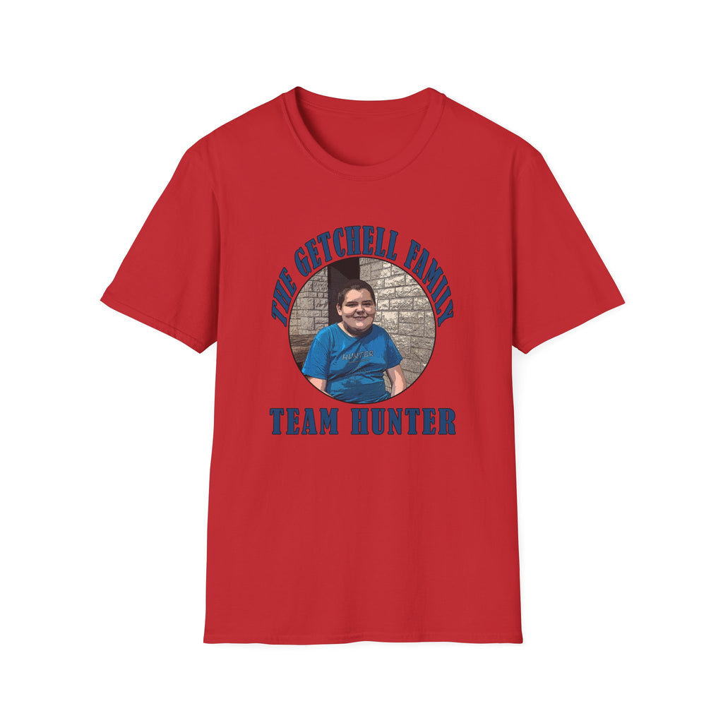 Custom Family Photo T‑Shirt — "The Getchell Family" Team Hunter Personalized Tee
