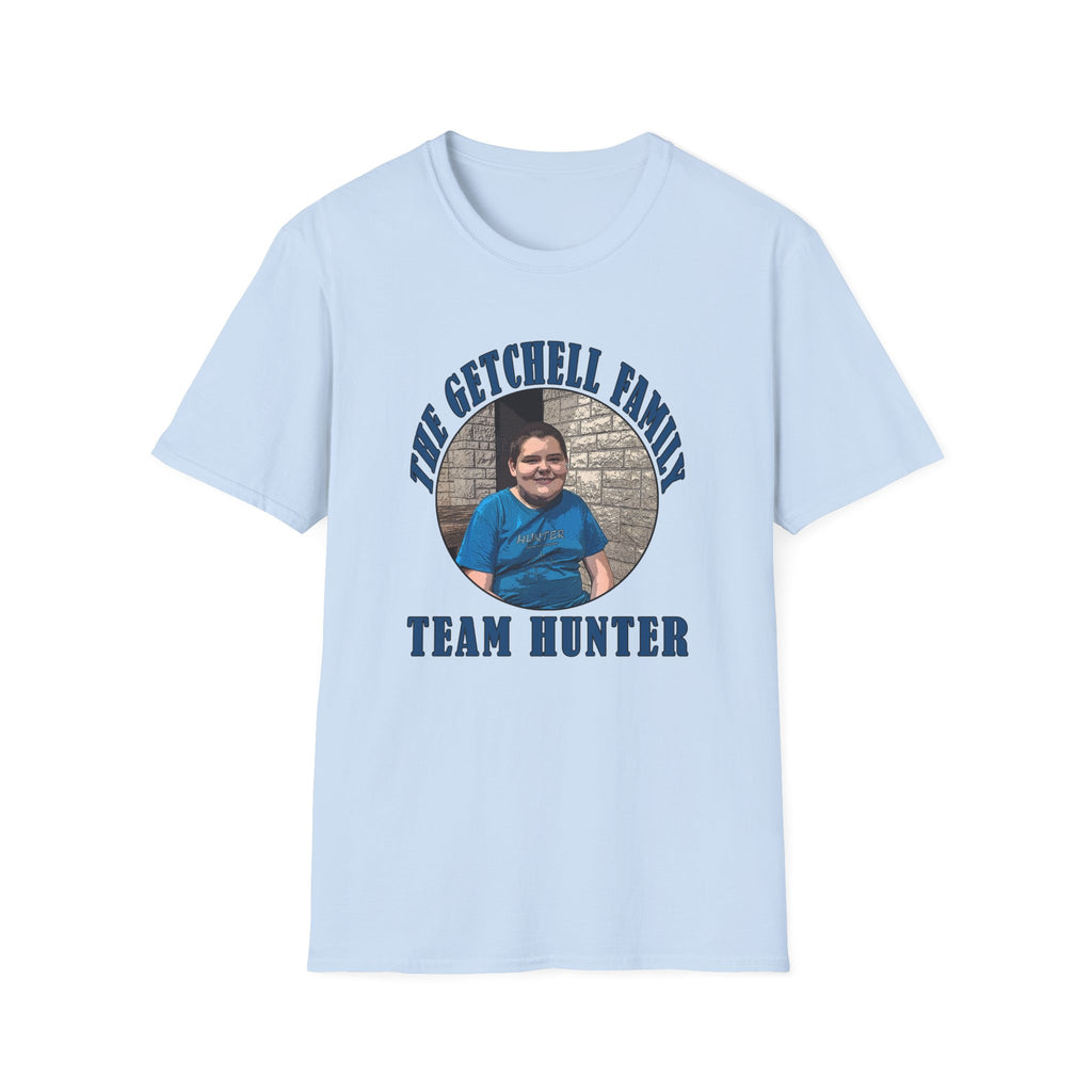 Custom Family Photo T‑Shirt — "The Getchell Family" Team Hunter Personalized Tee