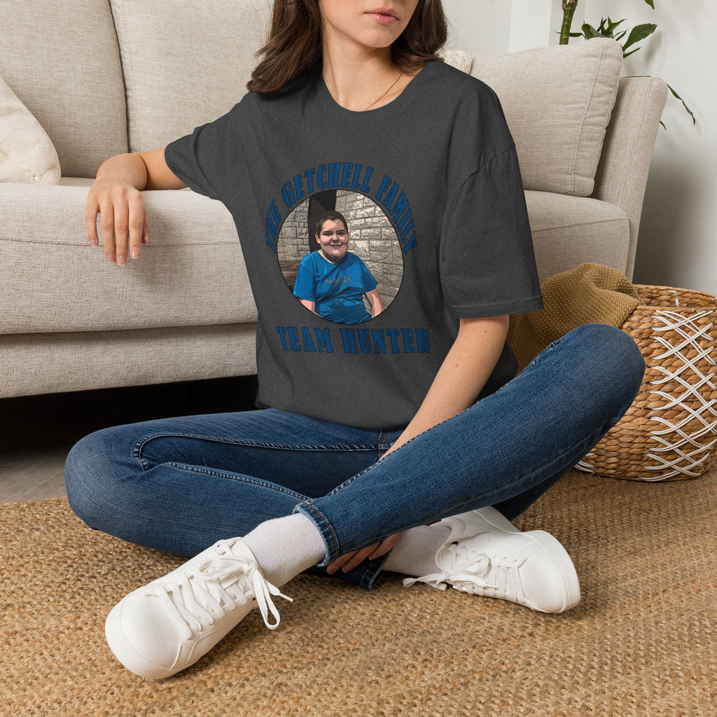 Custom Family Photo T‑Shirt — "The Getchell Family" Team Hunter Personalized Tee