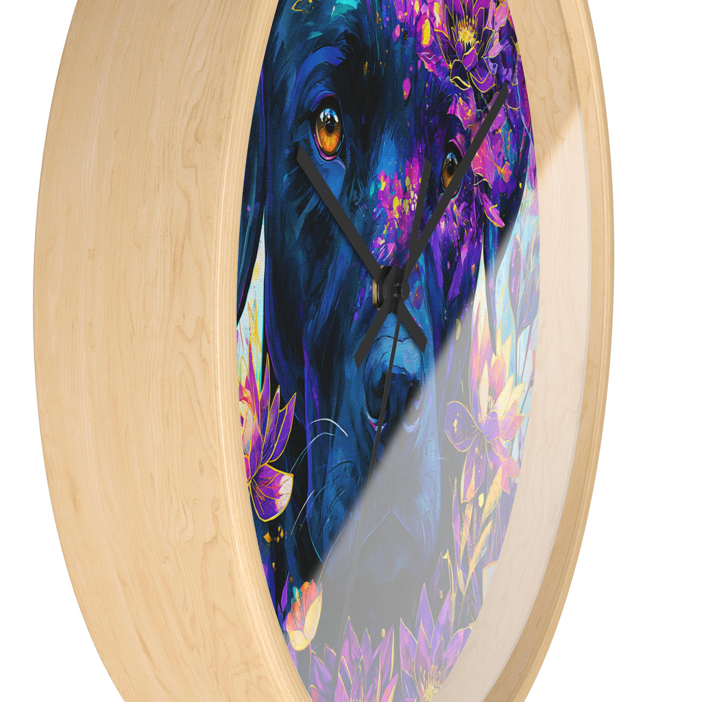 Wall Clock — Floral Art Jackie Clock