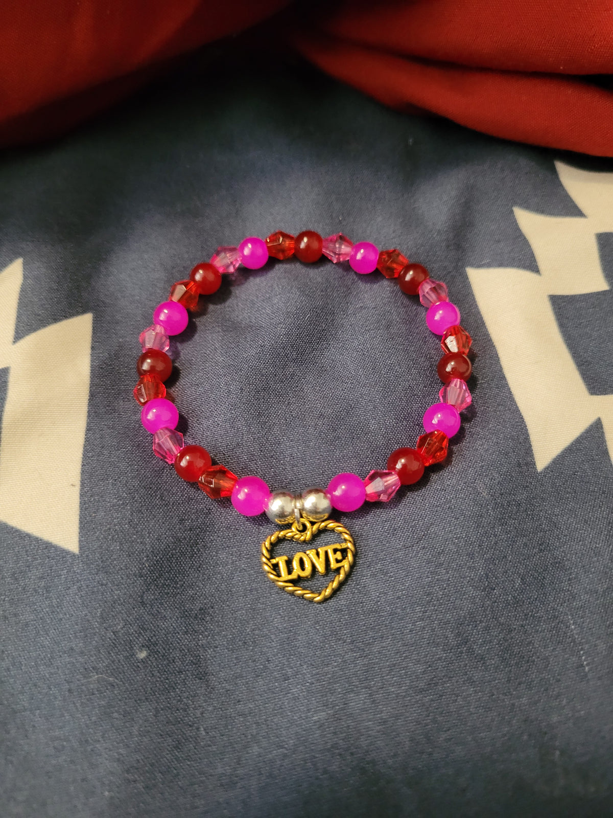 Beaded Charm Bracelet
