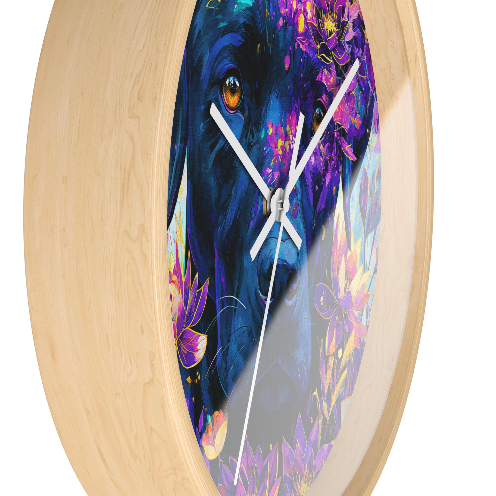 Wall Clock — Floral Art Jackie Clock