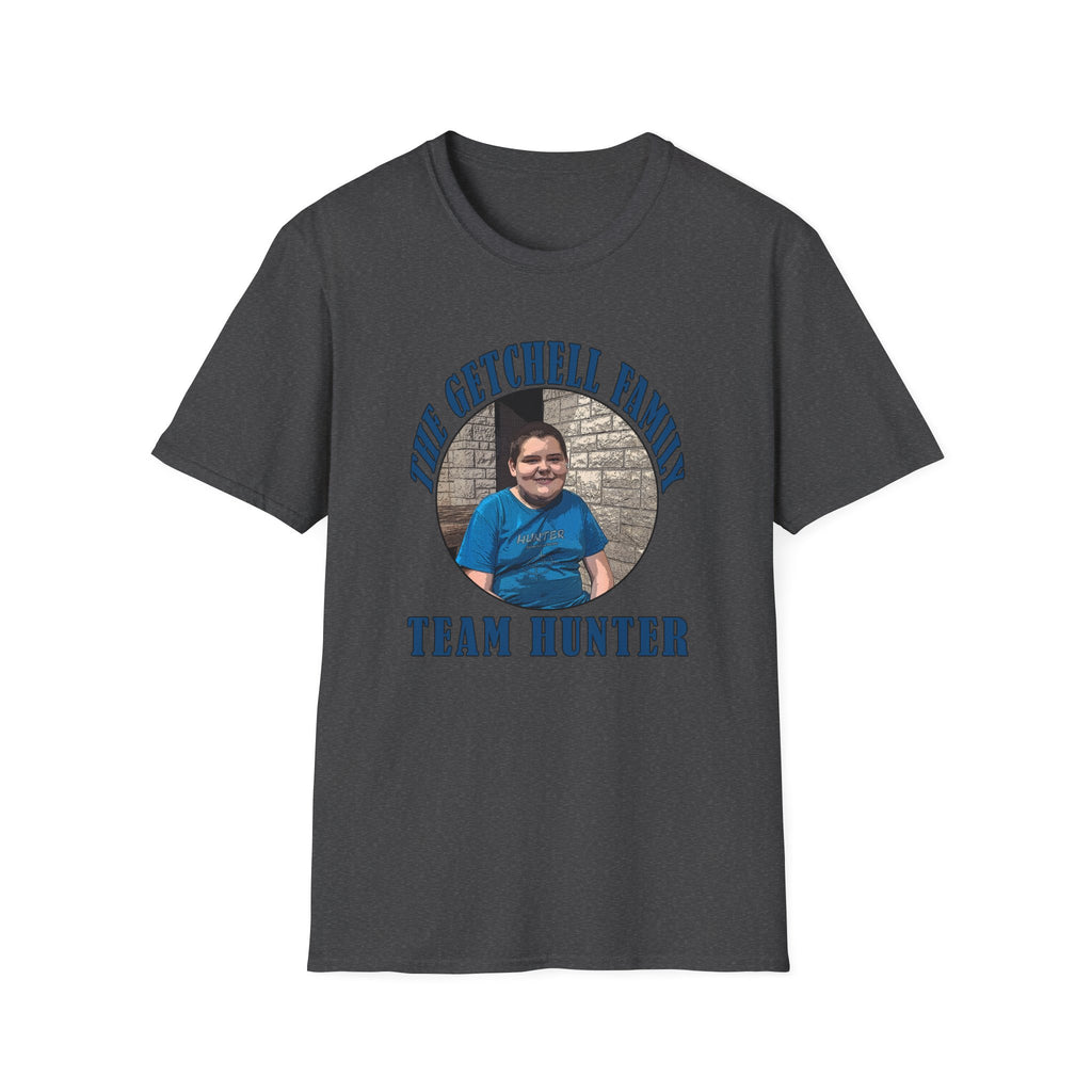 Custom Family Photo T‑Shirt — "The Getchell Family" Team Hunter Personalized Tee