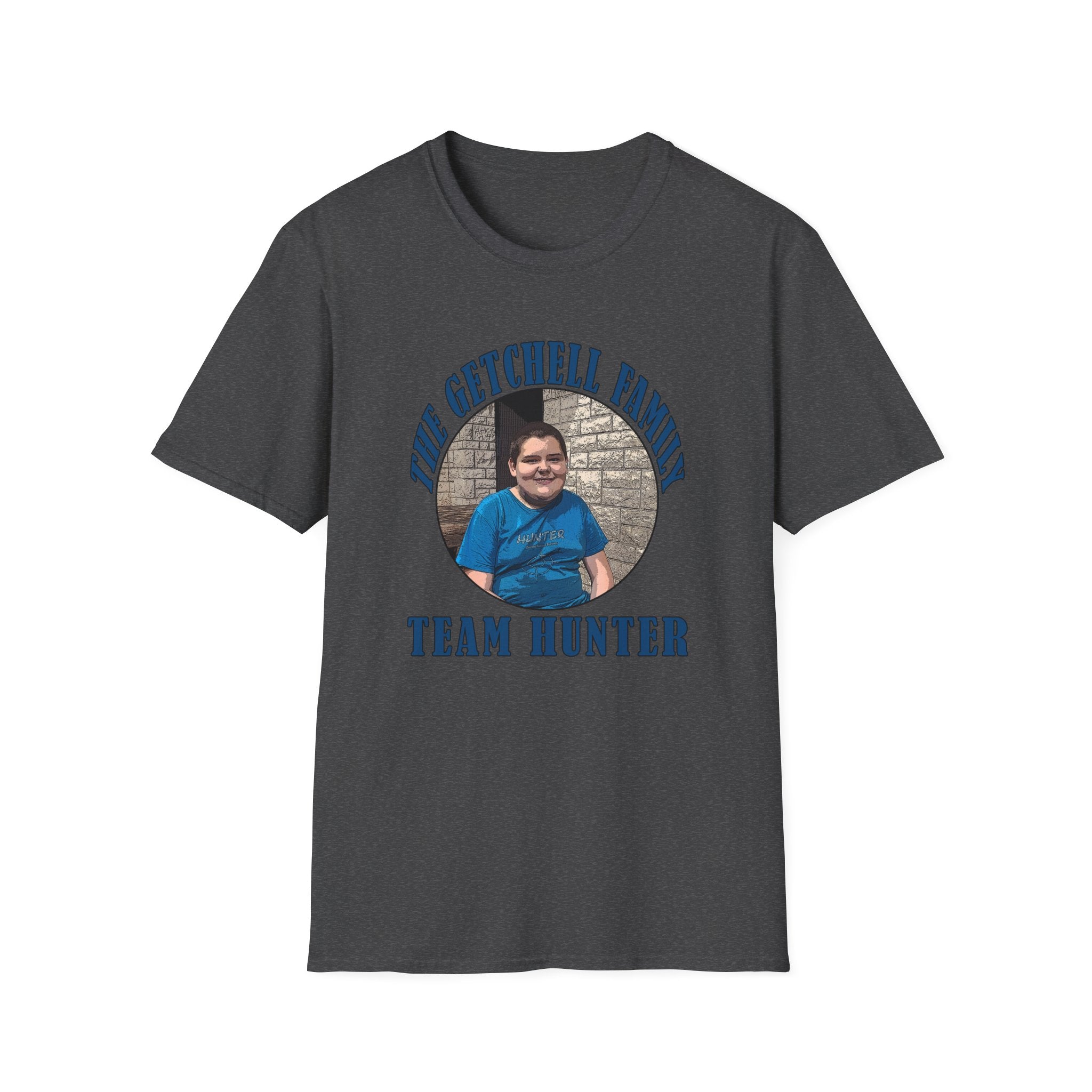Custom Family Photo T‑Shirt — "The Getchell Family" Team Hunter Personalized Tee