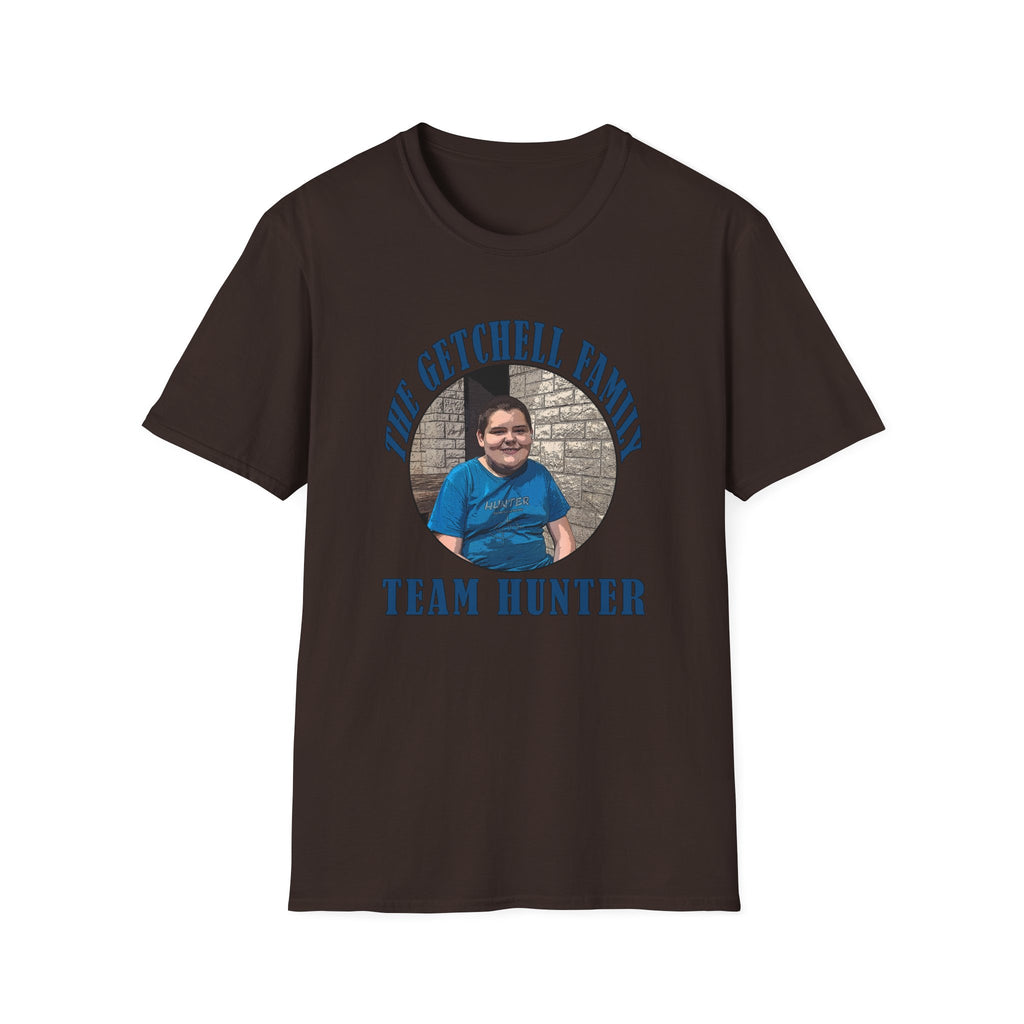 Custom Family Photo T‑Shirt — "The Getchell Family" Team Hunter Personalized Tee