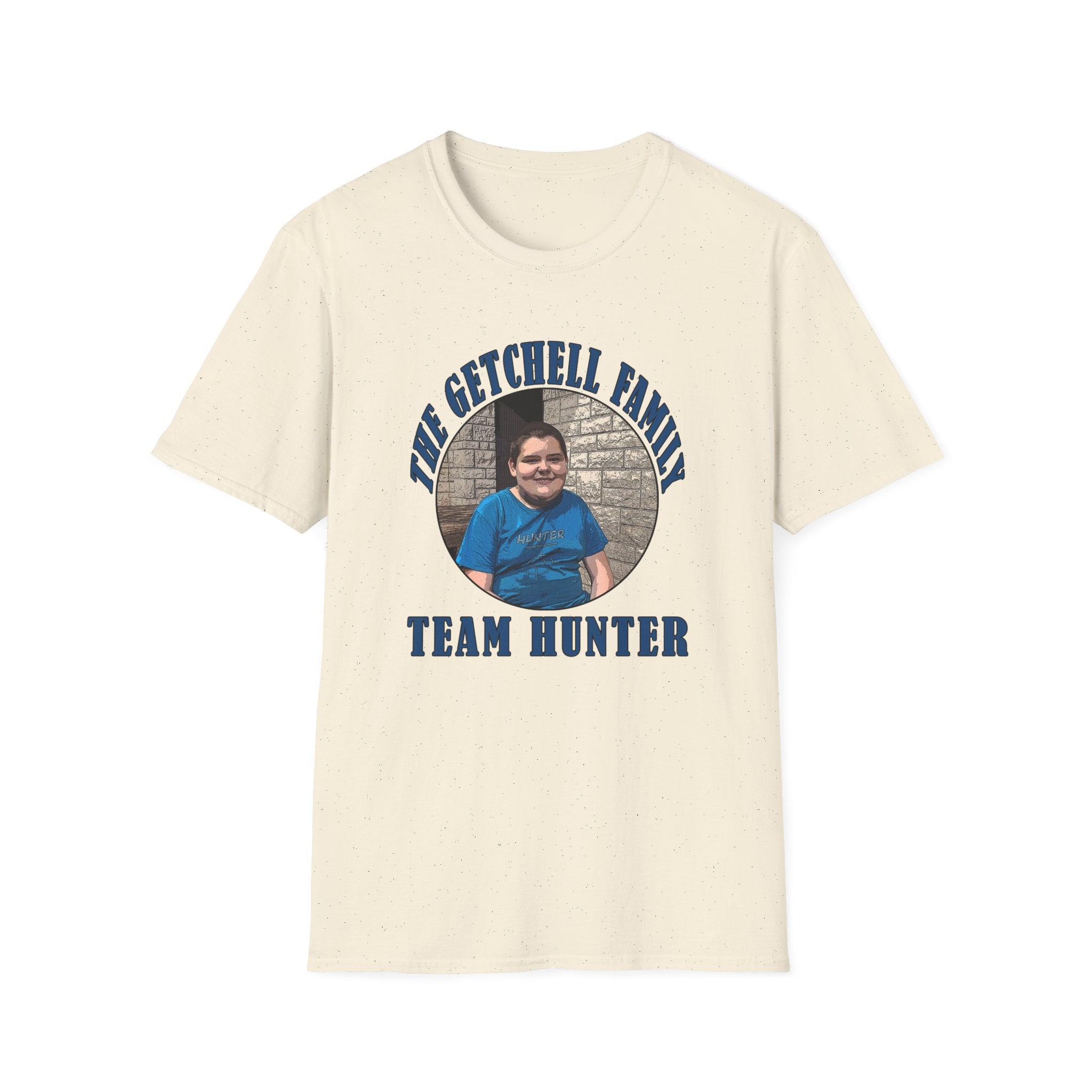 Custom Family Photo T‑Shirt — "The Getchell Family" Team Hunter Personalized Tee