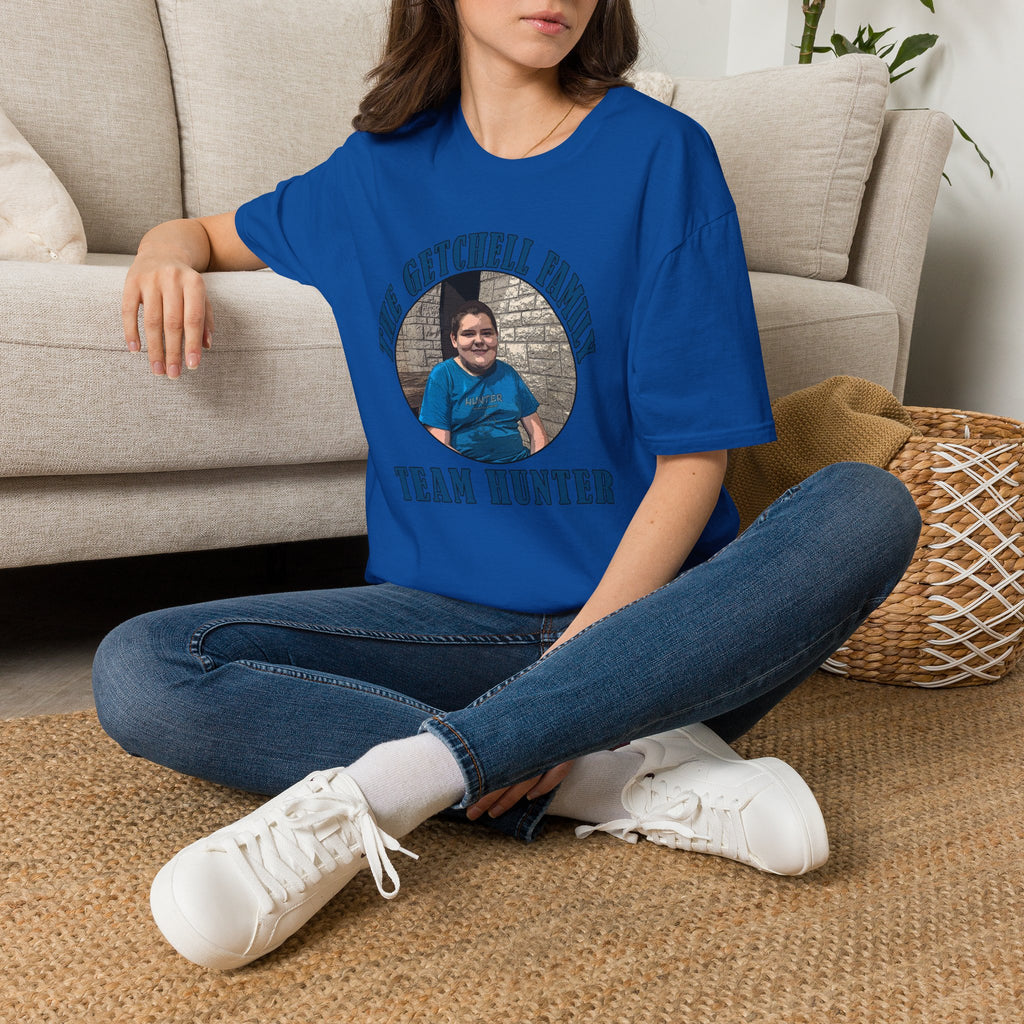 Custom Family Photo T‑Shirt — "The Getchell Family" Team Hunter Personalized Tee