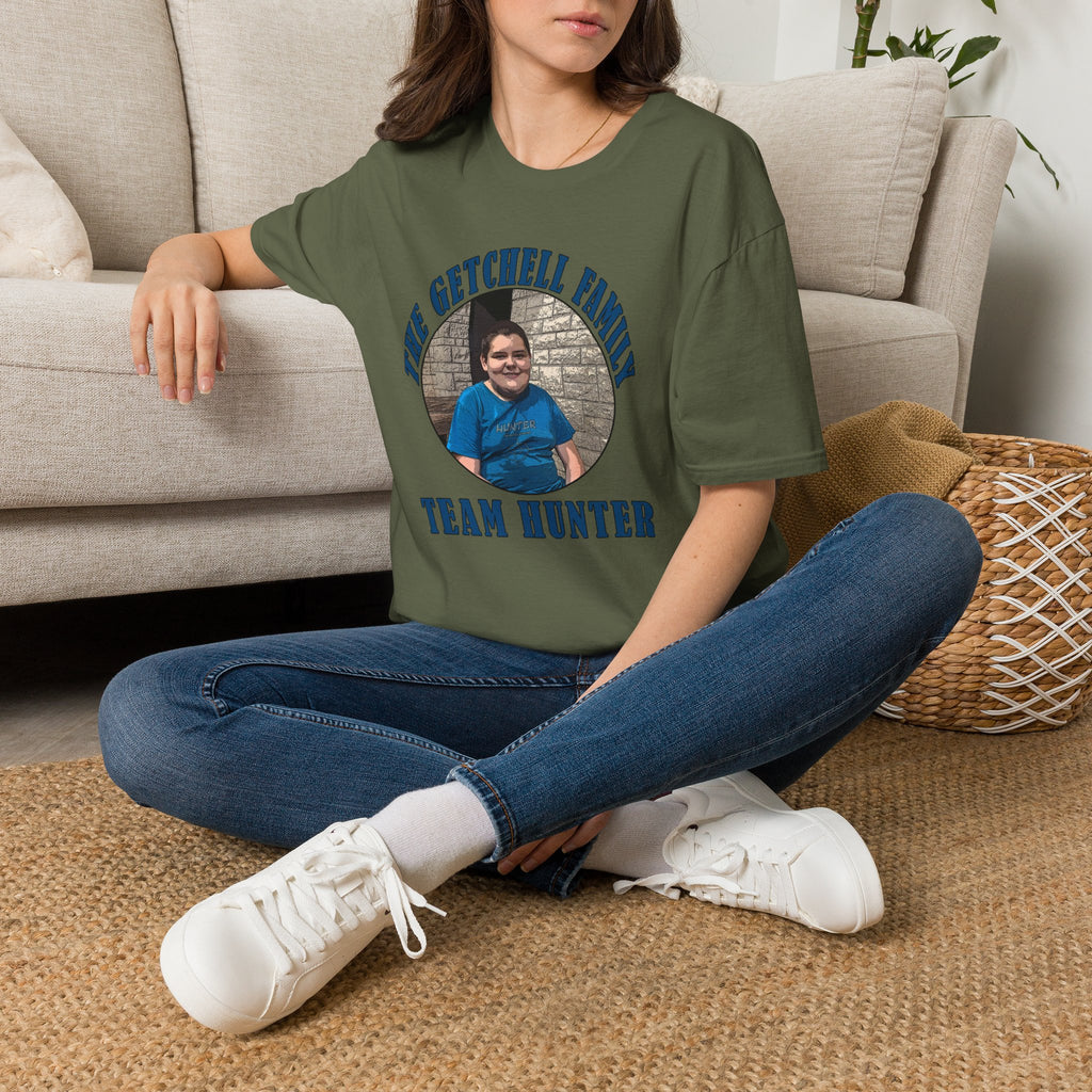 Custom Family Photo T‑Shirt — "The Getchell Family" Team Hunter Personalized Tee