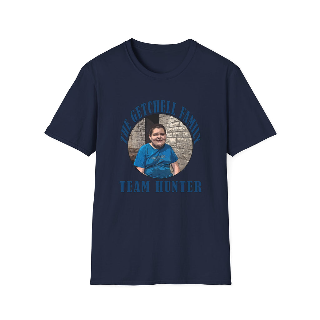 Custom Family Photo T‑Shirt — "The Getchell Family" Team Hunter Personalized Tee